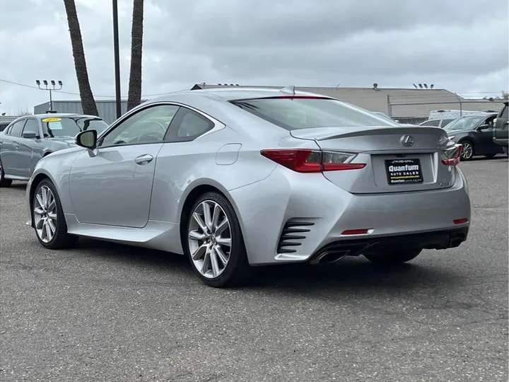 SILVER, 2015 LEXUS RC Image 3