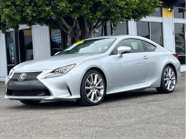 SILVER, 2015 LEXUS RC Image 1