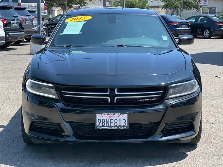 BLACK, 2015 DODGE CHARGER Image 8