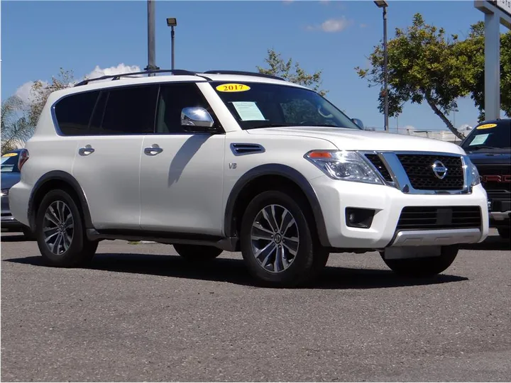 WHITE, 2017 NISSAN ARMADA Image 7