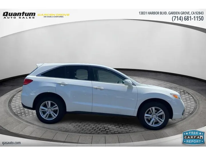 WHITE, 2014 ACURA RDX Image 6