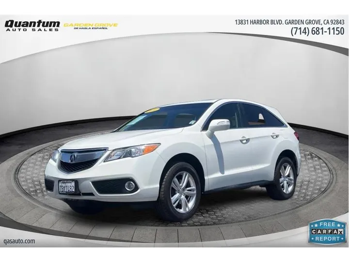 WHITE, 2014 ACURA RDX Image 1