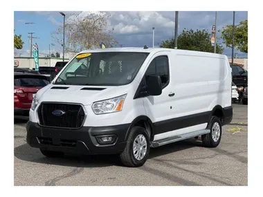 WHITE, 2021 FORD TRANSIT 250 CARGO VAN Image 10