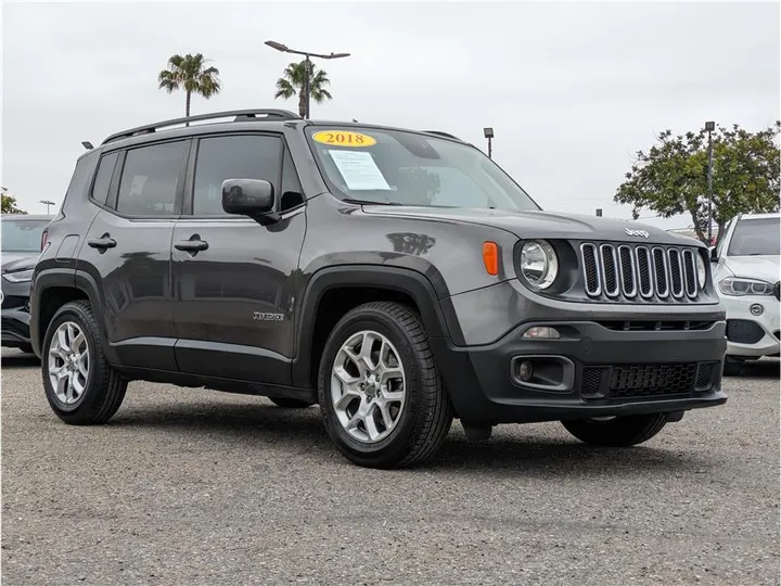 GRAY, 2018 JEEP RENEGADE Image 7