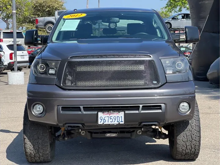 GRAY, 2012 TOYOTA TUNDRA CREWMAX Image 8