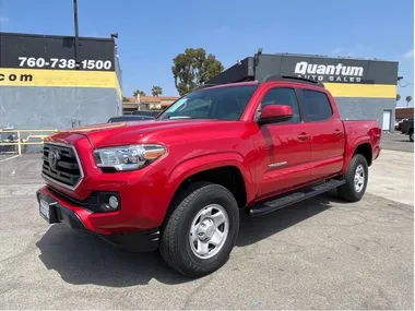 RED, 2018 TOYOTA TACOMA DOUBLE CAB Image 17