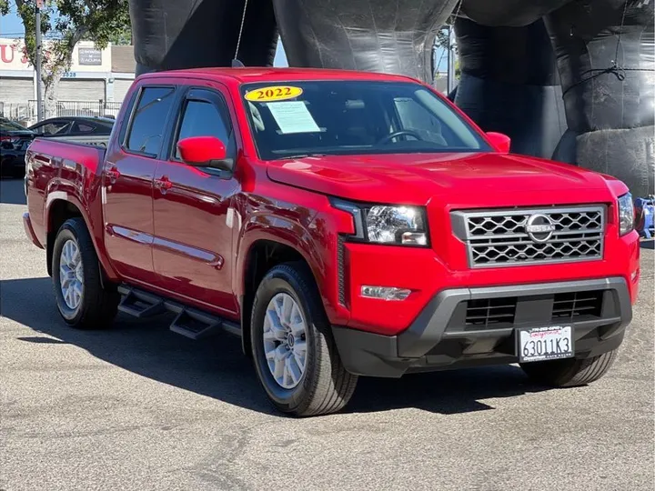 RED, 2022 NISSAN FRONTIER CREW CAB Image 6