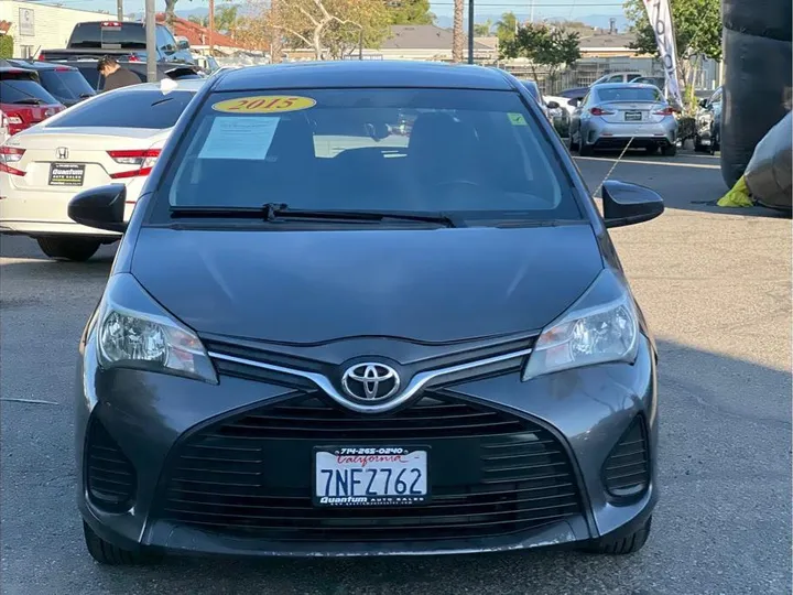 GRAY, 2015 TOYOTA YARIS Image 8