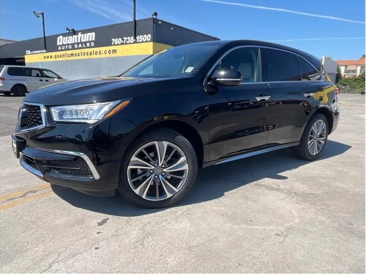 BLACK, 2017 ACURA MDX Image 1