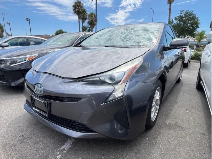 GRAY, 2018 TOYOTA PRIUS Image 1