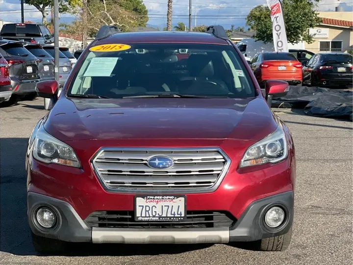 RED, 2015 SUBARU OUTBACK Image 8