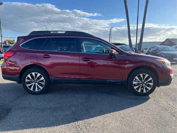 RED, 2015 SUBARU OUTBACK Image 6