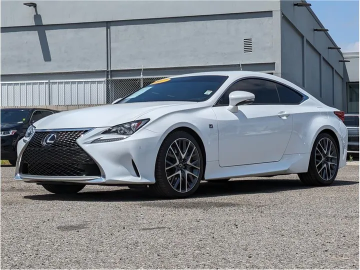 WHITE, 2017 LEXUS RC Image 1