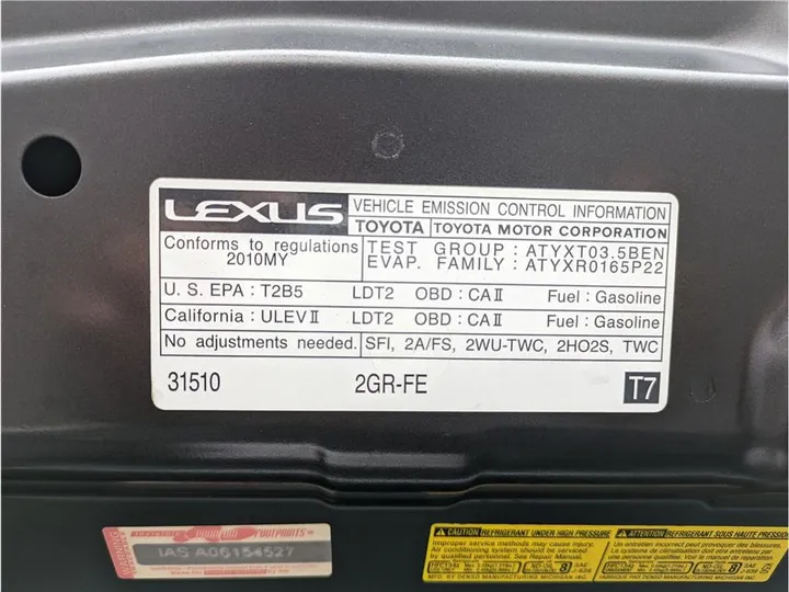 GRAY, 2010 LEXUS RX Image 28