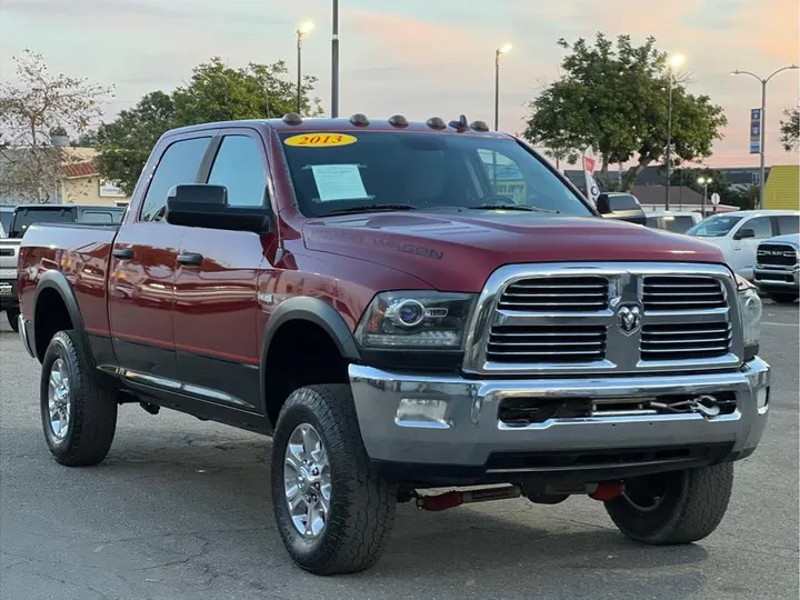 MAROON, 2013 RAM 2500 CREW CAB Image 7