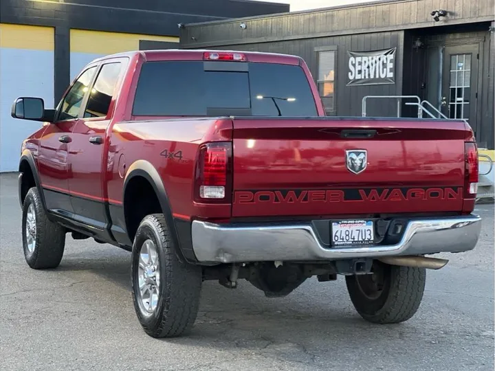 MAROON, 2013 RAM 2500 CREW CAB Image 3