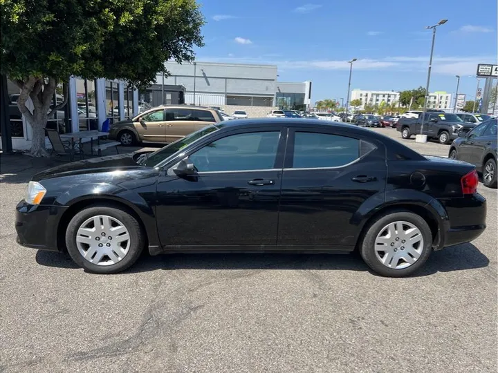 BLACK, 2012 DODGE AVENGER Image 2