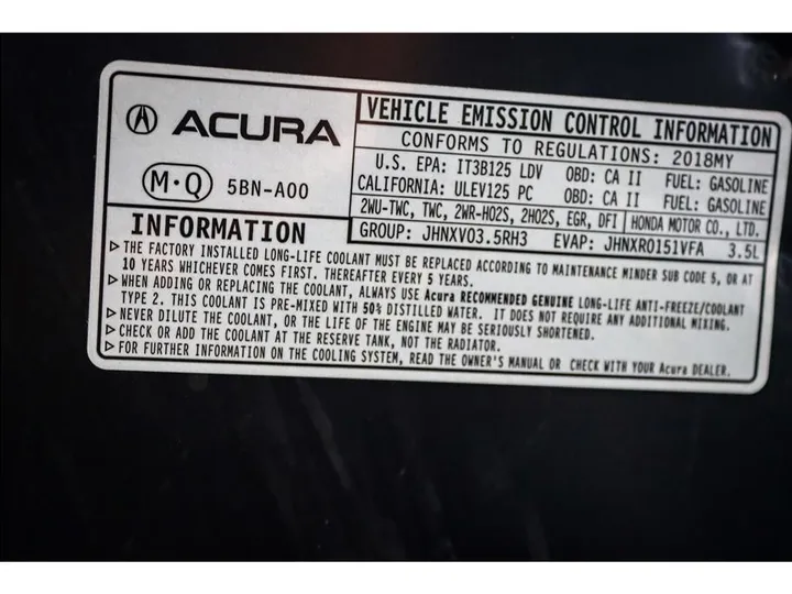 BLACK, 2018 ACURA MDX Image 27