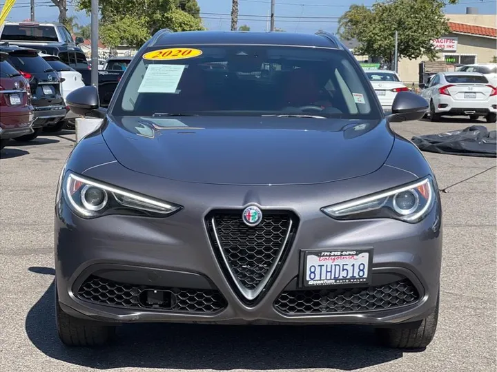 GRAY, 2020 ALFA ROMEO STELVIO Image 8