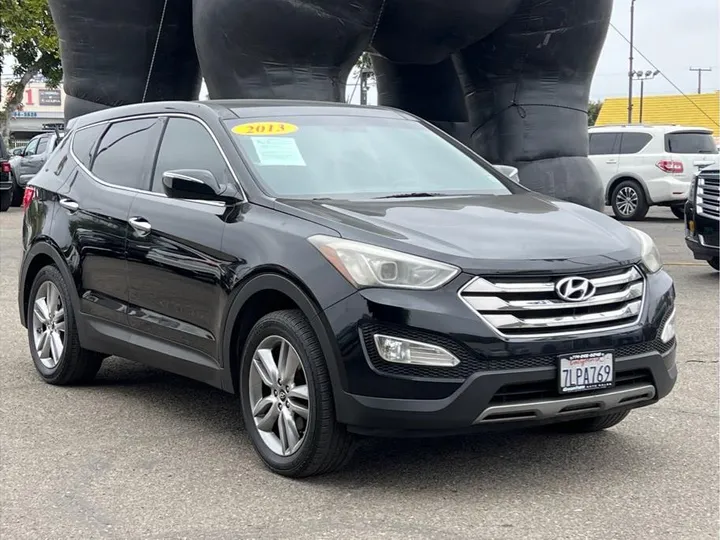 BLACK, 2013 HYUNDAI SANTA FE SPORT Image 7