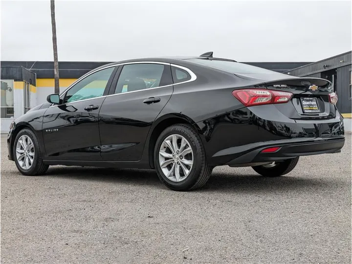 BLACK, 2021 CHEVROLET MALIBU Image 3