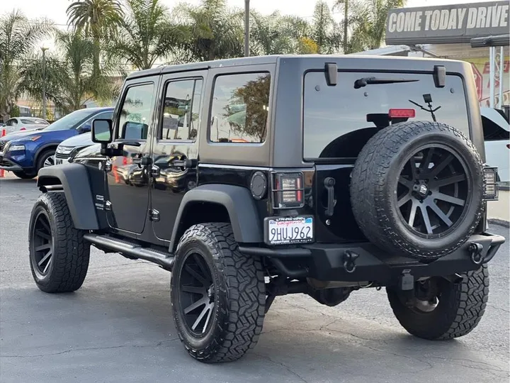 BLACK, 2014 JEEP WRANGLER Image 3