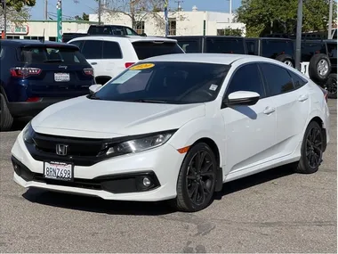 WHITE, 2020 HONDA CIVIC Image 34