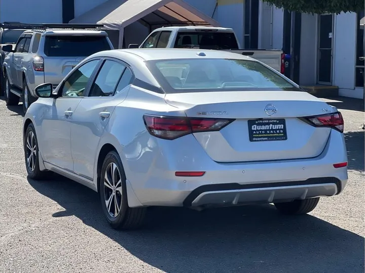 SILVER, 2022 NISSAN SENTRA Image 3