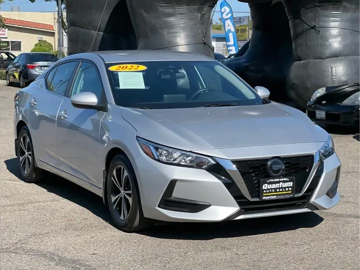 SILVER, 2022 NISSAN SENTRA Image 7