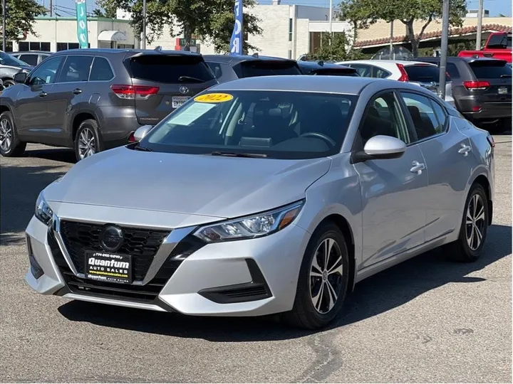 SILVER, 2022 NISSAN SENTRA Image 1