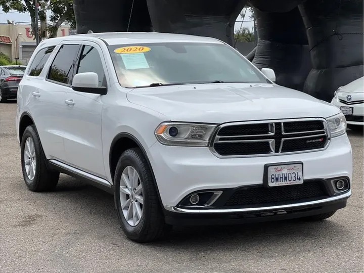 WHITE, 2020 DODGE DURANGO Image 7