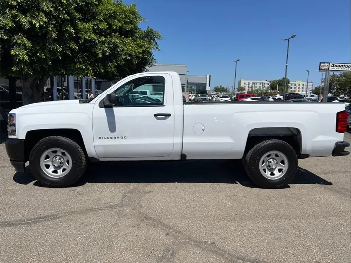 WHITE, 2016 CHEVROLET SILVERADO 1500 REGULAR CAB Image 2