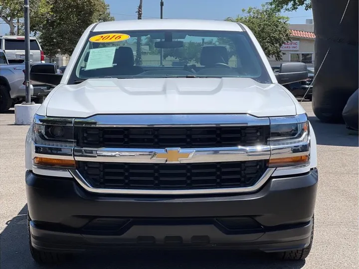 WHITE, 2016 CHEVROLET SILVERADO 1500 REGULAR CAB Image 7