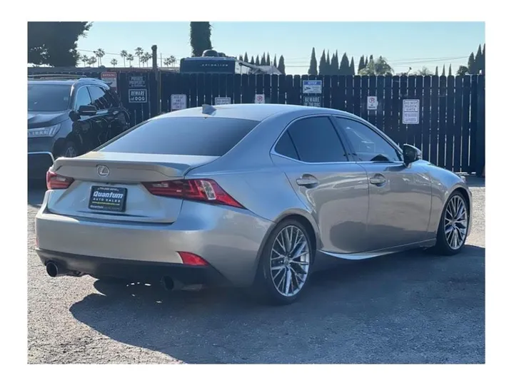 SILVER, 2015 LEXUS IS Image 5