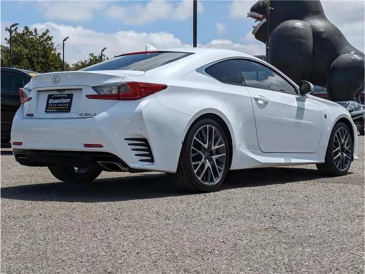 WHITE, 2017 LEXUS RC Image 5