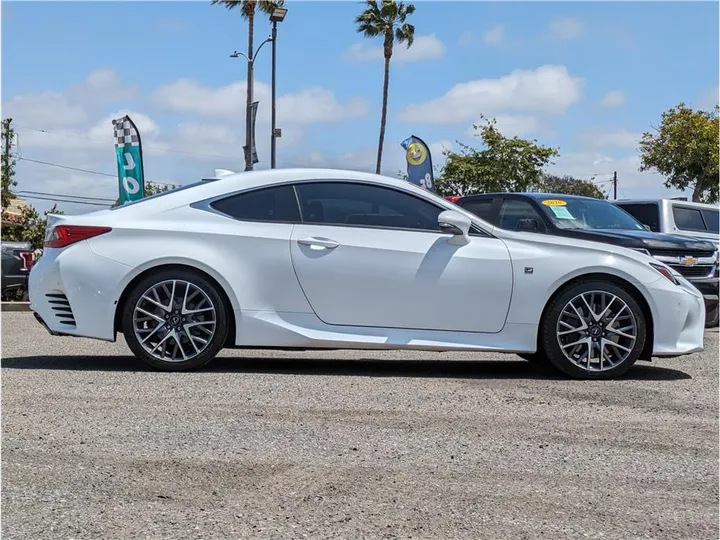 WHITE, 2017 LEXUS RC Image 6