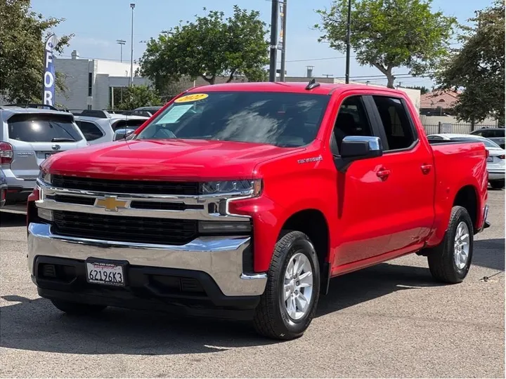 RED, 2022 CHEVROLET SILVERADO 1500 LIMITED CREW CAB Image 1