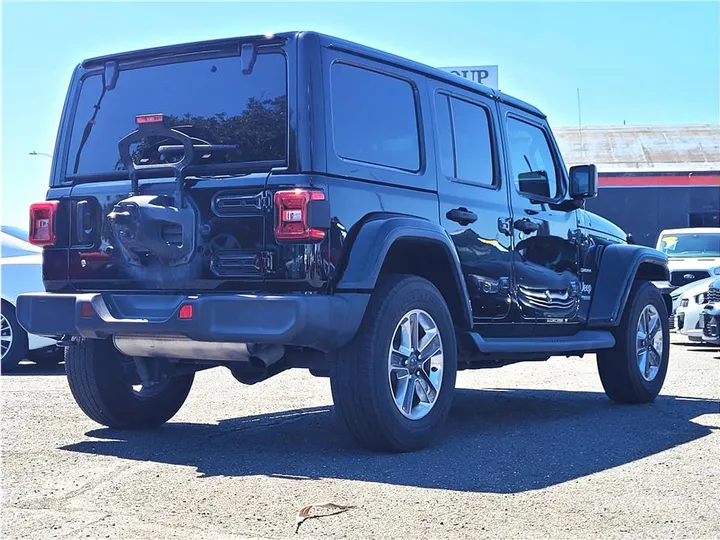 BLACK, 2019 JEEP WRANGLER UNLIMITED Image 5