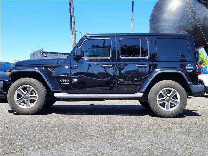 BLACK, 2019 JEEP WRANGLER UNLIMITED Image 2