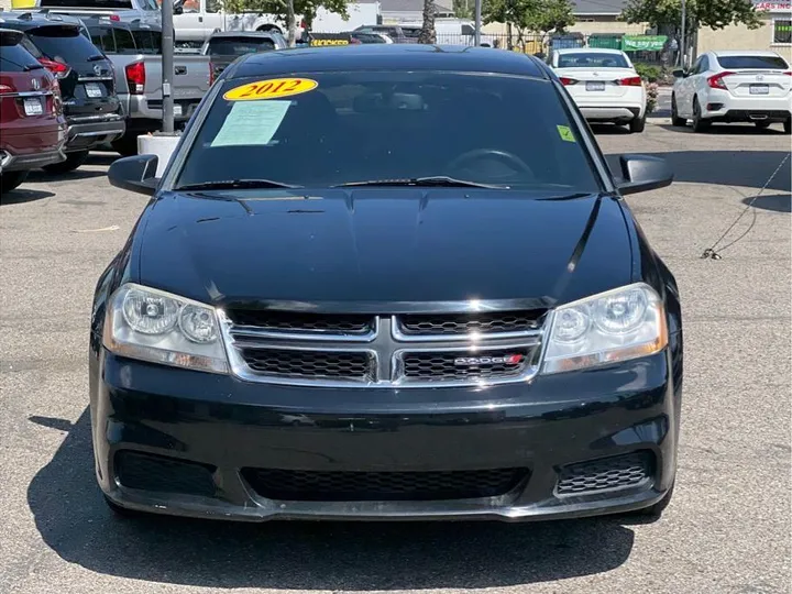 BLACK, 2012 DODGE AVENGER Image 8