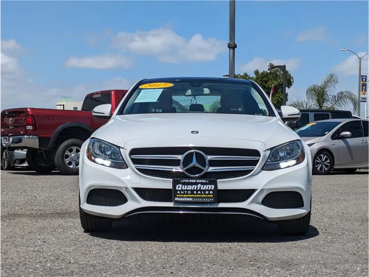 WHITE, 2017 MERCEDES-BENZ C-CLASS Image 8