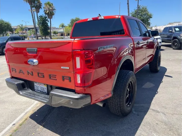 ORANGE, 2019 FORD RANGER SUPERCREW Image 5