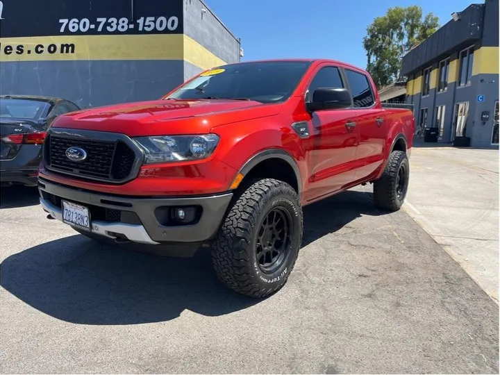 ORANGE, 2019 FORD RANGER SUPERCREW Image 1