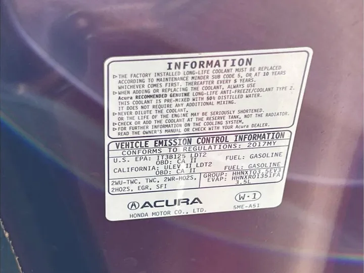 MAROON, 2017 ACURA RDX Image 23