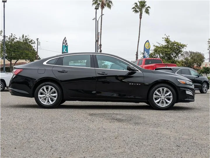 BLACK, 2021 CHEVROLET MALIBU Image 6