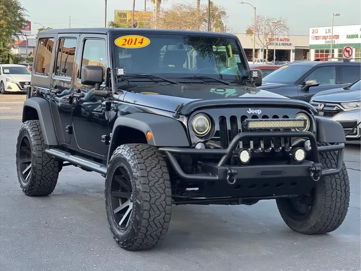 BLACK, 2014 JEEP WRANGLER Image 7