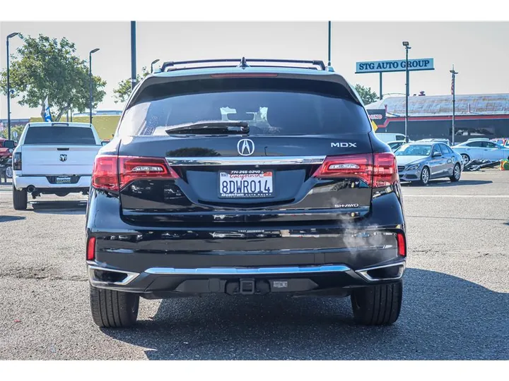 BLACK, 2018 ACURA MDX Image 4