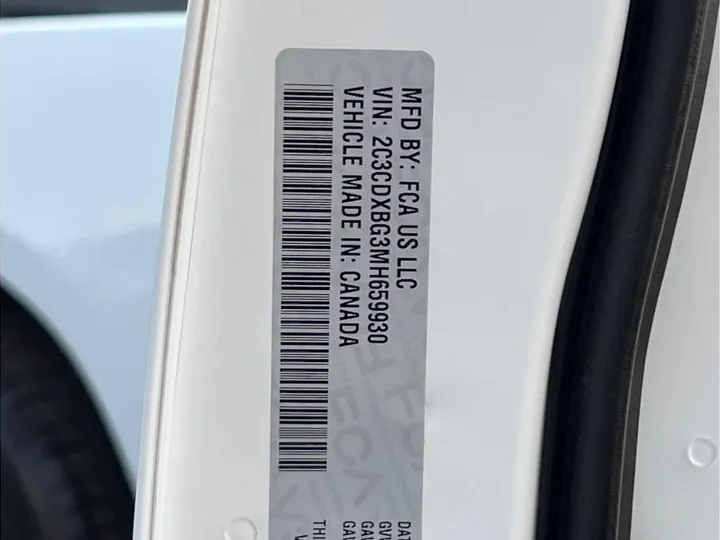 WHITE, 2021 DODGE CHARGER Image 19