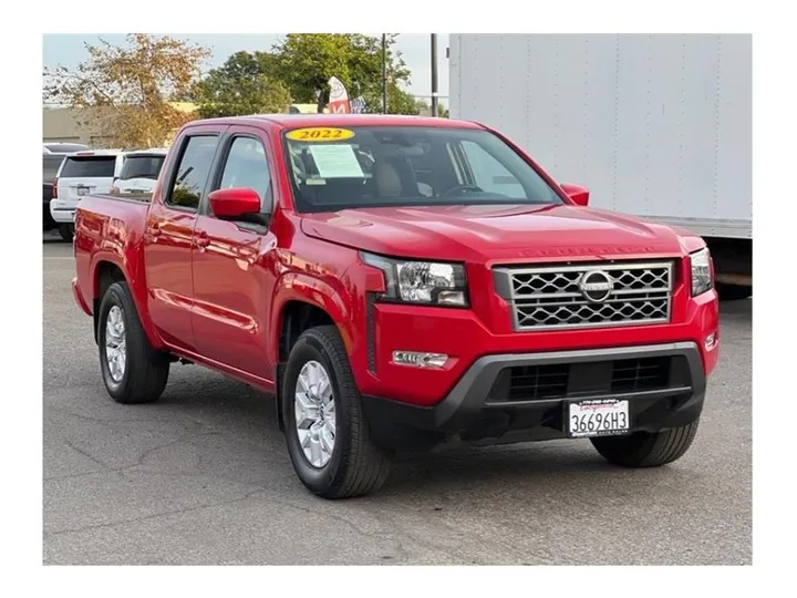 RED, 2022 NISSAN FRONTIER CREW CAB Image 7