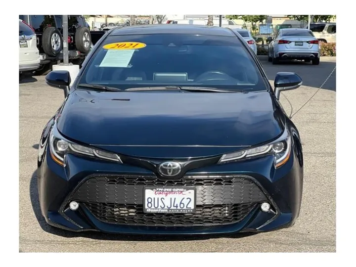 BLUE, 2021 TOYOTA COROLLA HATCHBACK Image 8